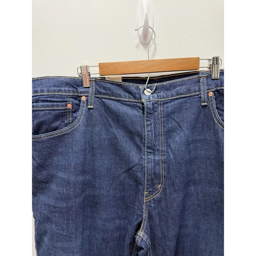 Levi's 559 Relaxed Straight Jeans Men 48x30 Big Tall Dark Wash Stretch NWT Levis